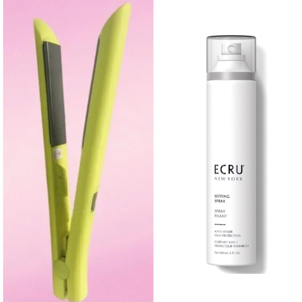Miel Beauty Professional Hair Straightener Retail $250 & Ecru Setting Spray